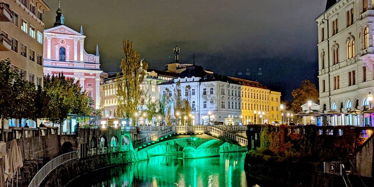 Stadtzentrum von Ljubljana