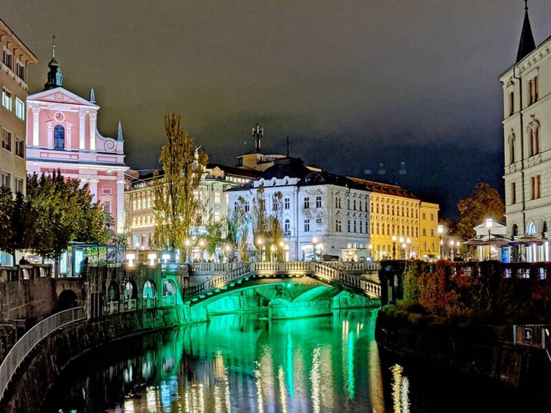 Stadtzentrum von Ljubljana
