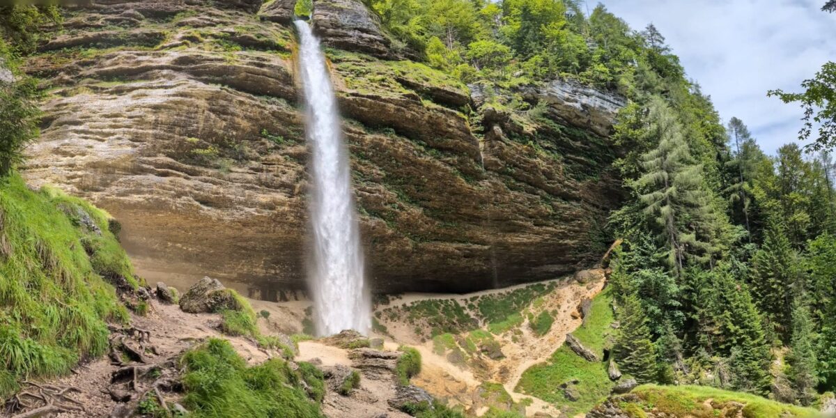 Peričnik-Wasserfall bei Mojstrana