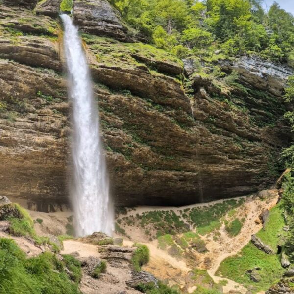 Peričnik-Wasserfall bei Mojstrana