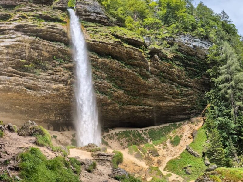 Peričnik-Wasserfall bei Mojstrana