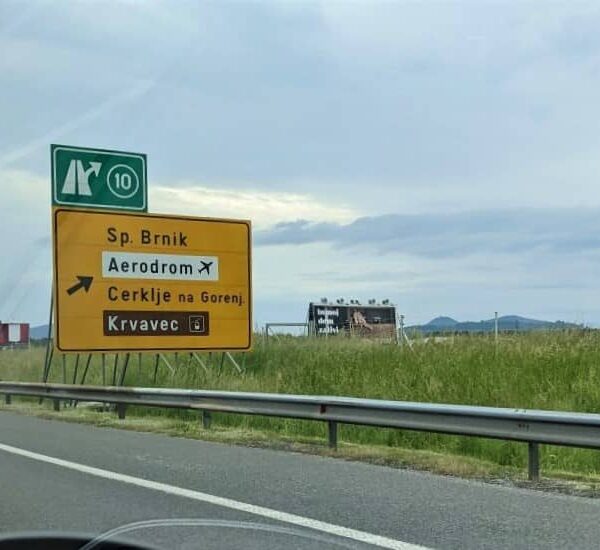 Autobahnausfahrt Slowenien