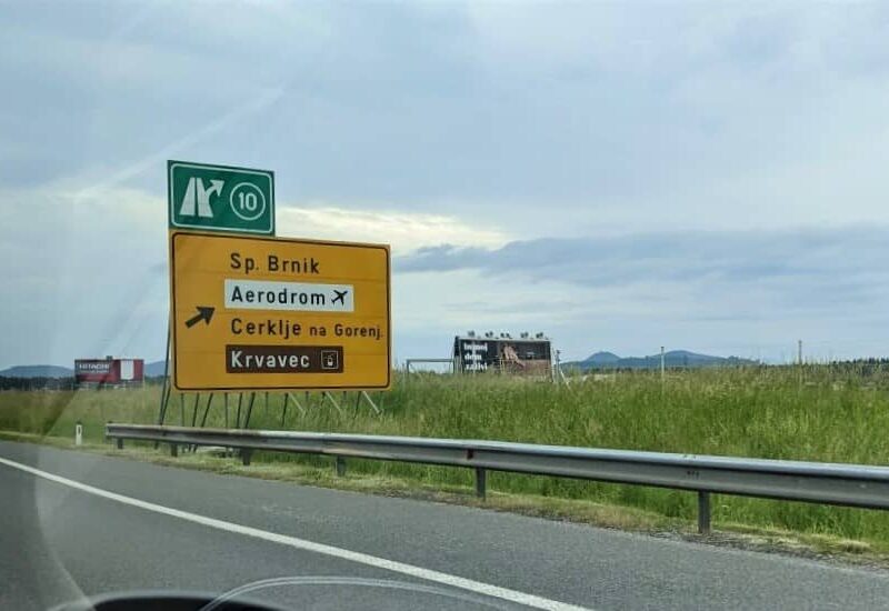 Autobahnausfahrt Slowenien