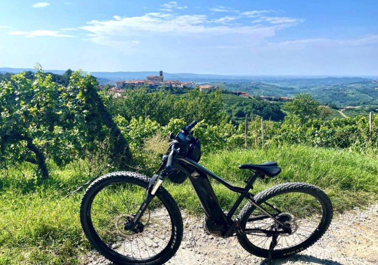 Mit dem E-Bike durch das Weinbaugebiet Brda