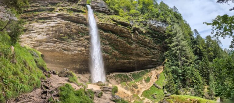 Peričnik-Wasserfall bei Mojstrana