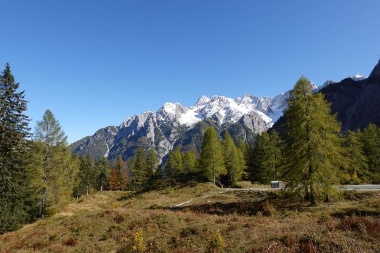 Berg Triglav in Slowenien mit Blick auf die umliegende Natur