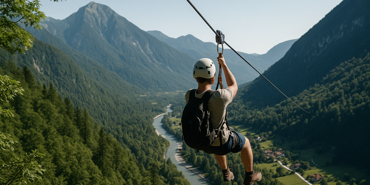 Ziplining in Slowenien: Adrenalin und Natur vom Soča-Tal bis Bled