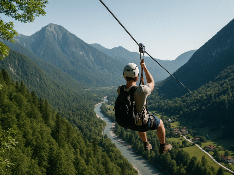 Ziplining in Slowenien: Adrenalin und Natur vom Soča-Tal bis Bled